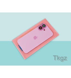 İphone 16 Arka Pil Batarya Kapağı Kapak ( Full Kamera Lensli ) PEMBE