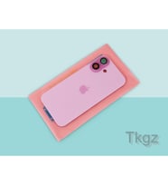 İphone 16 Arka Pil Batarya Kapağı Kapak ( Full Kamera Lensli ) PEMBE