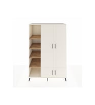 Kronos Dolap 6 Raflı 4 Kapaklı Tek Askılı 132x59x195 Aytaşı-Aytaşı/Çam