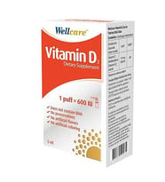 Wellcare Vitamin D3 600 IU 5 ml