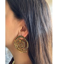 Gold Sarmal Küpe