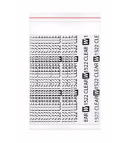 1522 Clear™ Protez Saç Bandı Düz 1'' x 3'' (2,5cm x 7,5cm) 36 Adet