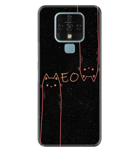 Tecno Camon 16 18P Pova Pova 3 Pova Neo Kılıf Desemli Silikon Meow 1657