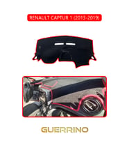 RENAULT CAPTUR 1 (2013-2019)TORPİDO KORUMA HALISI KIRMIZI KENAR