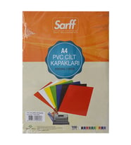 Sarff Cilt Kapağı Plastik Opak A4 160 MIC Şeffaf 15201003