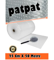Balonlu Poşet Patpat  25cm X 50metre Havalı Naylon Pat Pat Ambalaj Pat Pat 