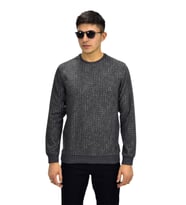 Erkek Spor Sıfır Yaka Sweatshirt R2264 BGL-ST03186