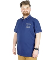Mode XL Büyük Beden T-Shirt Polo MD500E 22342 İndigo