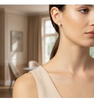 STİL İNCİSİ/XUPING JEWELRY NAZAR BONCUKLU ZİRKON TAŞLI KÜPE