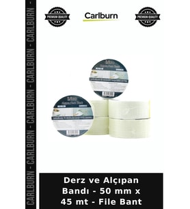 Özel Üretim Tadilat Tamirat Yapışkanlı Derz ve Alçıpan Bandı - 50 mm x 45 mt - File Bant