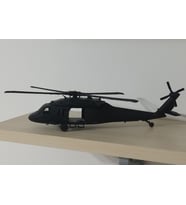 Skorsky S70 Model 3D Baskı Helikopter  Sikorsky Helikopter  Uh-60 Black Hawk  Tercihe Göre İsim Baskılı  27,5 cm Dolgusuz (Siyah)
