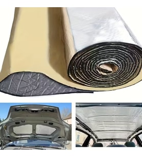 Alüminyum Folyolu Kendinden Yapışkanlı 6mm 100x100 Oto Ses Ve Isı Yalıtım Malzemesi