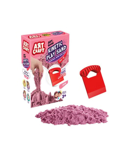 03688 AKSESUARLI PEMBE KİNETİK OYUN KUMU 500 GR
