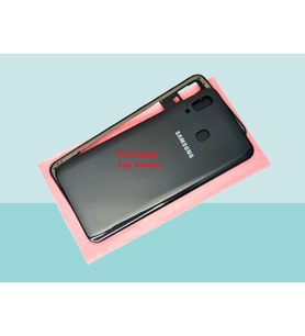 Tkgz - Samsung Galaxy A30 A 305 Full FULL KASA Arka Kapak Batarya Kapağı - SİYAH