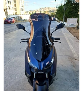 MOTOCAM Arora Max PRO 125 Ön Cam 2023-2026 Model 65cm Siyah Renkli 4mm ORTA BOYLU
