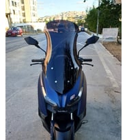 MOTOCAM Arora Max PRO 125 Ön Cam 2023-2026 Model 65cm Siyah Renkli 4mm ORTA BOYLU