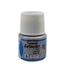 Pebeo Setacolor Glitter (Simli)  Kumaş Boyası 209 SILVER 