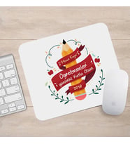 Kişiye Özel Kutlama Mesajlı Öğretmene Özel Mouse Pad