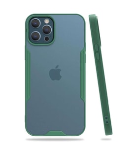 İphone 12 Pro Max Kılıf Platin Silikon - Yeşil