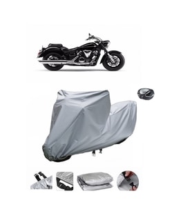 Yamaha XVS 1100 Drag Star  Su Geçirmez Motosiklet Brandası ARKA ÇANTA UYUMLU