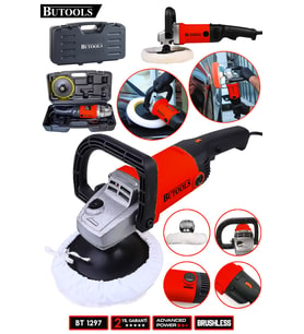 BUTOOLS 4200 Watt Bakir Sargili 6 Kademe Polisaj Makinasi Zımpara Pasta Cila Makinesi