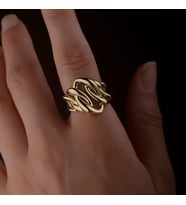 14k Sade Altın Halka Gurmet Yüzük