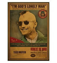 Taxi Driver Robert De Niro Taksi Şoförü Ahşap Tablo