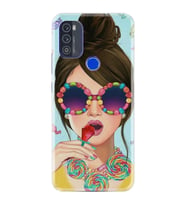 Reeder P13 Blue Max Pro 256gb Kılıf Desenli Silikon Boyun Askılı Sugar And Woman 1418