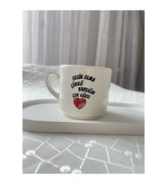 Esprili Kupa Bardak Çay Kahve Fincanı 200 ml