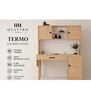 TERMO KİTAPLIKLI ÇALIŞMA MASASI- %100 MDF
