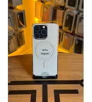 İphone 16 Pro Uyumlu Şeffaf Sert Kılıf Magsafe Destekli Tam Koruma Kılıf