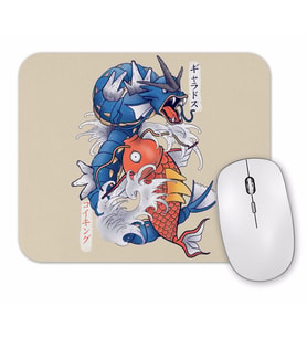 Dragon Koi Fish Evolution Mouse Pad