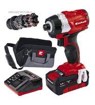 Einhell TE-CI 18 Li BL Kit 4.0 Ah Tek Akülü Darbeli Vidalama - 4510035