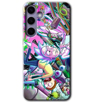 Galaxy S24 Kılıf HD Desen Baskılı Kılıf - Graffiti Çizgi Film