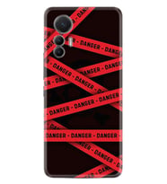 Xiaomi 12 Lite Kılıf Resimli Desenli Baskılı Silikon Danger 1372