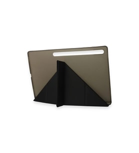 Galaxy Tab A9 Plus Kılıf Kalemlikli Mars Tablet Kılıfı - Koyu Gri