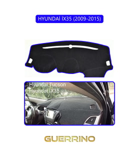 HYUNDAİ İX35 2009-2015TORPİDO KORUMA HALISI MAVİ KENAR