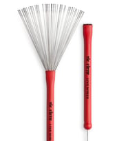 Vic Firth LW Live Wires Fırça Baget  Geri Çekilebilir - Uçlarında Toplar - Güçlü Vuruş