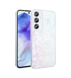 Galaxy S24 FE Kılıf Şeffaf Figürlü Folk Sert Kılıf Fiyonk