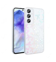 Galaxy S24 FE Kılıf Şeffaf Figürlü Folk Sert Kılıf Fiyonk