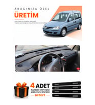 OPEL COMBO C (2001-2011) Uyumlu Torpido Koruma Örtüsü Oto Kılıfı - Siyah