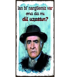 Türk Sineması Yeşilçam Özel Kolleksiyonu Tasarım Ahşap Poster