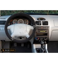 Kia Rio Dikme Direksiyon Kılıfı Alcantara Süet Monza Black Comfort-Trend 2002-2005