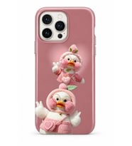 İPhone 16 Pro Novera Cozy Friends Collection Çift Katmanlı Essential Tough Telefon Kılıfı