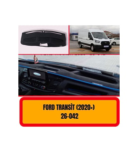 Ford Transit (2020 ) Uyumlu Ön Göğüs / Panel / Torpido Koruması - Kılıfı- a3d -3d