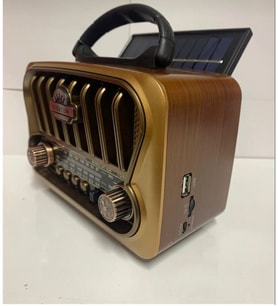 Everton Rt-826 Usb/Bt/Fm Solar Panelli Nostaljik Radyo Rt826