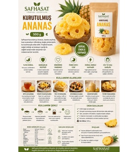 Safhasat Kurutulmuş Ananas 500 g