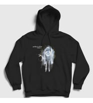 Presmono Unisex Siyah Goodbye Shamrain Kapüşonlu Sweatshirt 442170tt