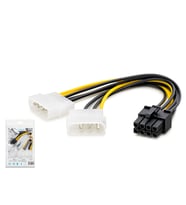 Sata To 8 Pin Ekran Kartı Power Kablosu - Siyah Hdx5504