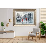 Gümüş Çerçeveli dekoratif Tablo as1028